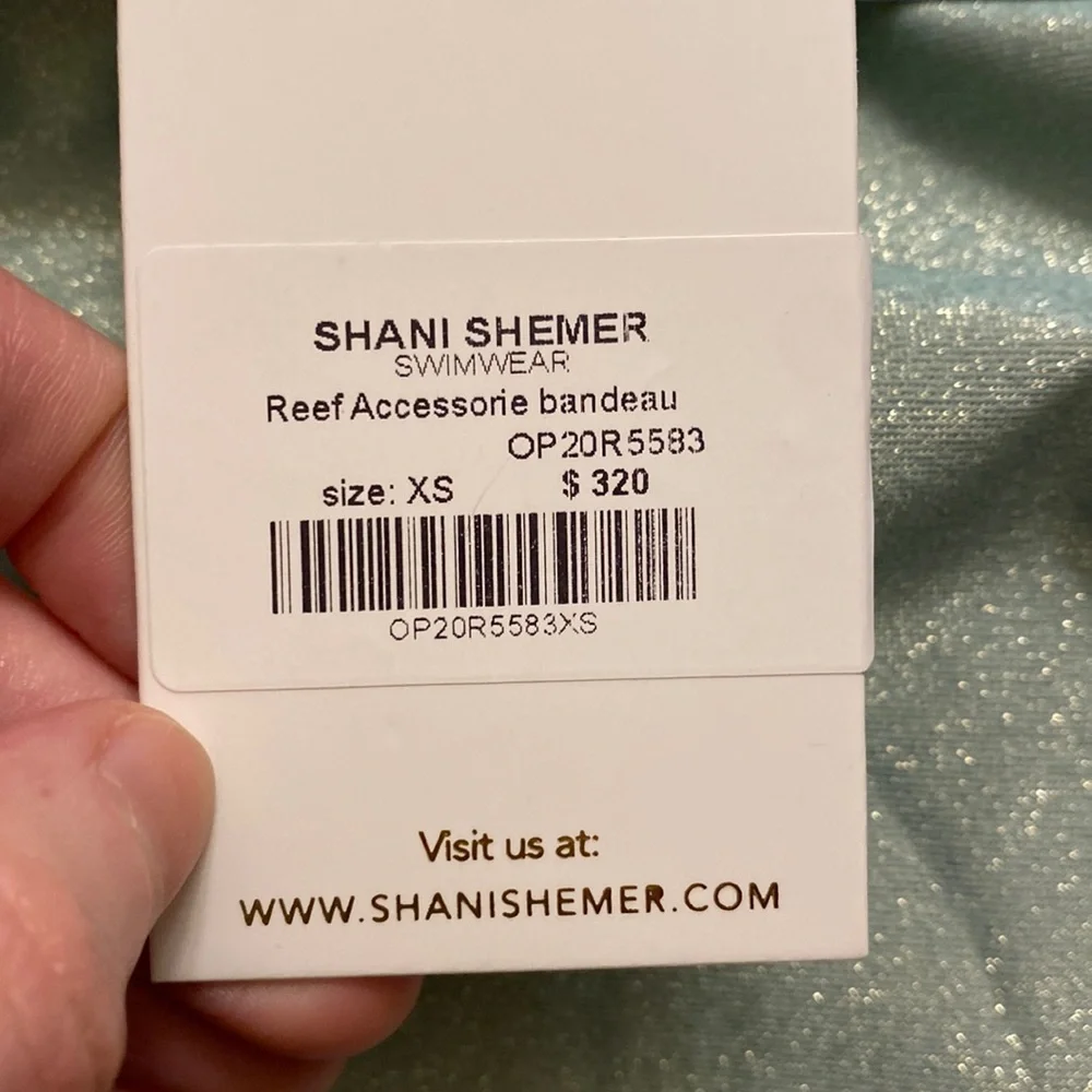 NWT Shani Shemer Swimwear Reef Bandeau designer one piece swimsuit bathing suit - Picture 16 of 16
